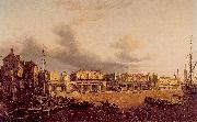 Paul, John View of Old London Bridge as it was in 1747 Germany oil painting artist